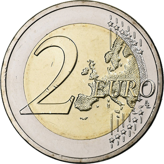 Luxemburgo, 

2 euros, 

15.º aniversario de la ascensión al trono de Luxemburgo