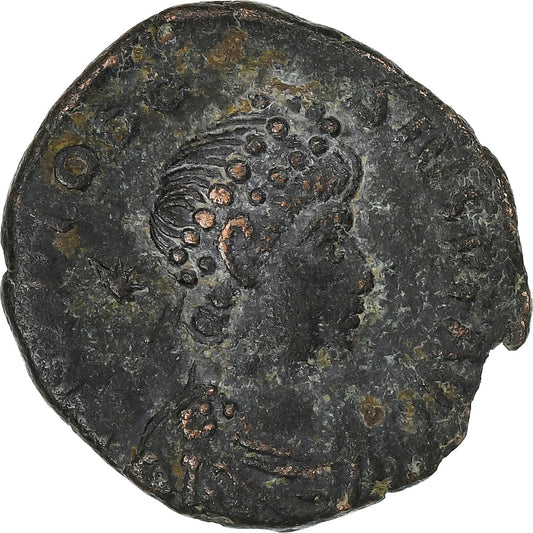 Teodosio II, 
  
  Follis, 
  
  408-423