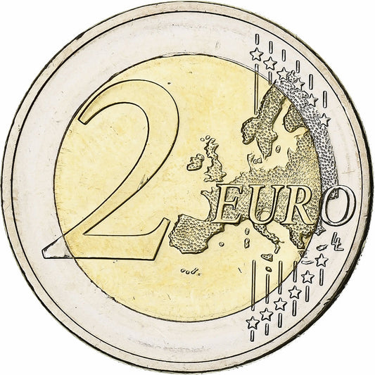 Estonia, 

2 euros, 

10 años de euros en efectivo