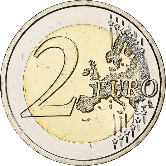 Eslovaquia, 

2 euros, 

10 años de euros en efectivo