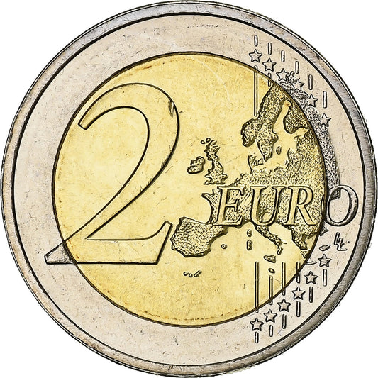 Luxemburgo, 

2 euros, 

10 años de euros en efectivo