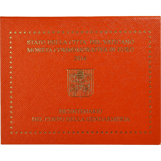 Vaticano, 

2 euros, 

Bicentenario de la Gendarmería Vaticana