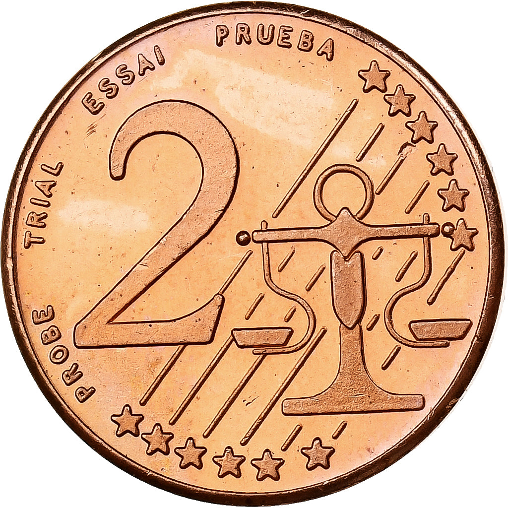 Andorra, 

2 céntimos, 

Fantasy Trial Euro