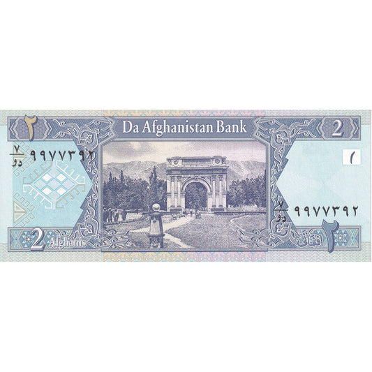 Afganistán, 
  
  2 afganos, 
  
  SH1381(2002)