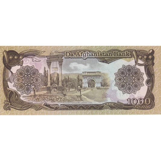 Afganistán, 
  
  1000 afganos, 
  
  1370