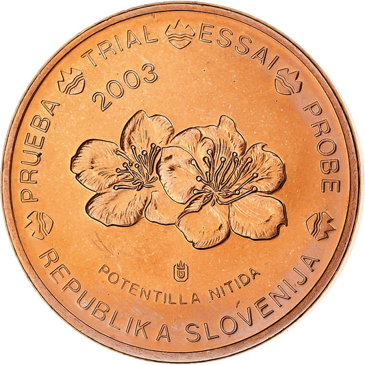 Eslovenia, 

2 céntimos de euro, 

moneda privada no oficial