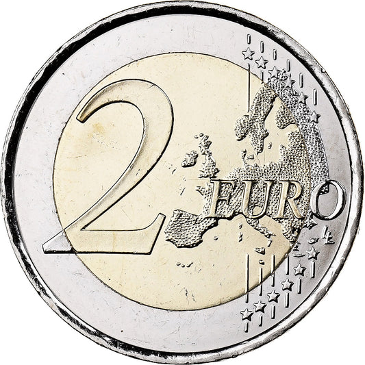 España, 

2 euros, 

Coloreado