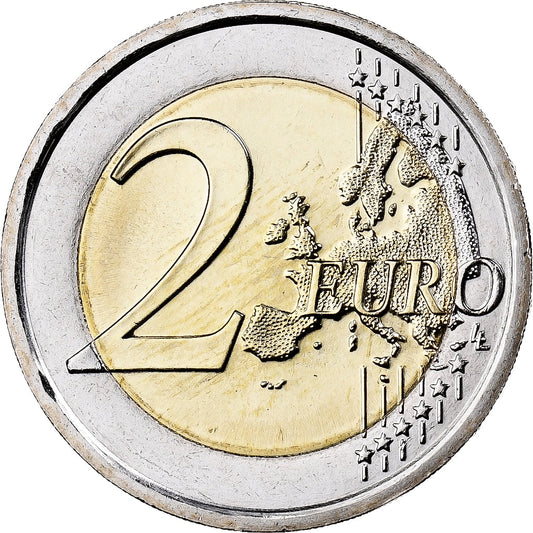 Italia, 

2 euros, 

Montessori