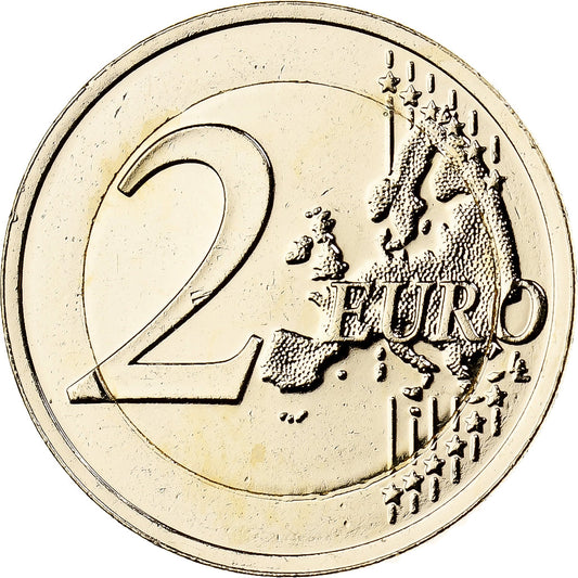 Lituania, 
  
  2 euros, 
  
  Moneda de fantasía .Dorée