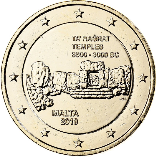 Malta, 
  
  2 euros, 
  
  2019