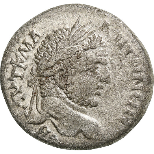 Seleucis y Pieria, 
  
  Caracalla, 
  
  tetradracma