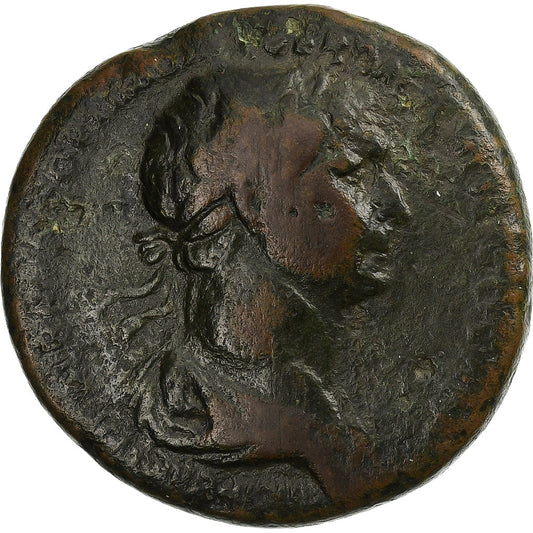 Trajano, 
  
  Sestercio, 
  
  114-117