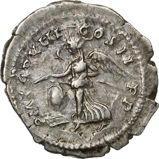 Septimio Severo, 
  
  Denario, 
  
  201