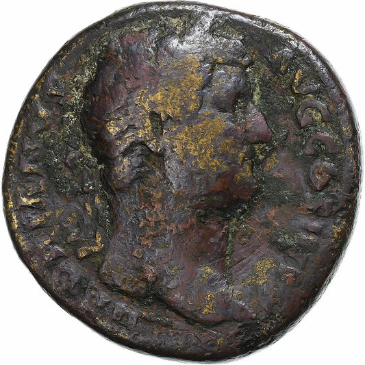 Adriano, 
  
  Sestercio, 
  
  137-138