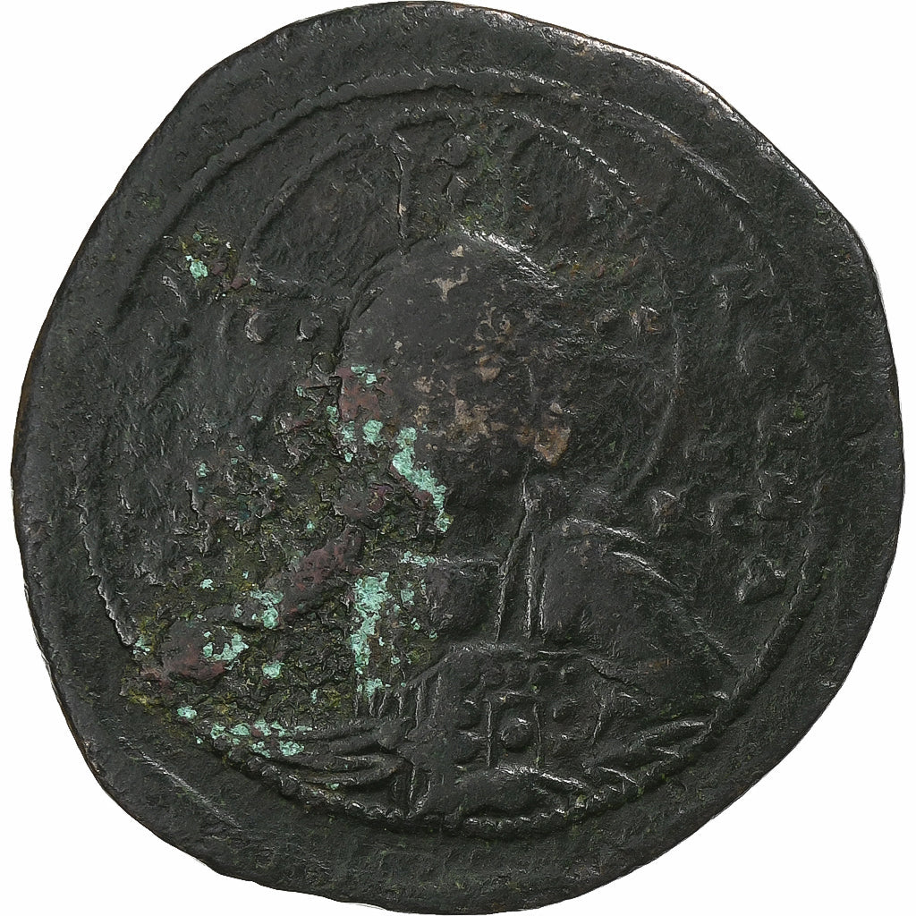 Basilio II y Constantino VIII, 
  
  Follis, 
  
  976-1025