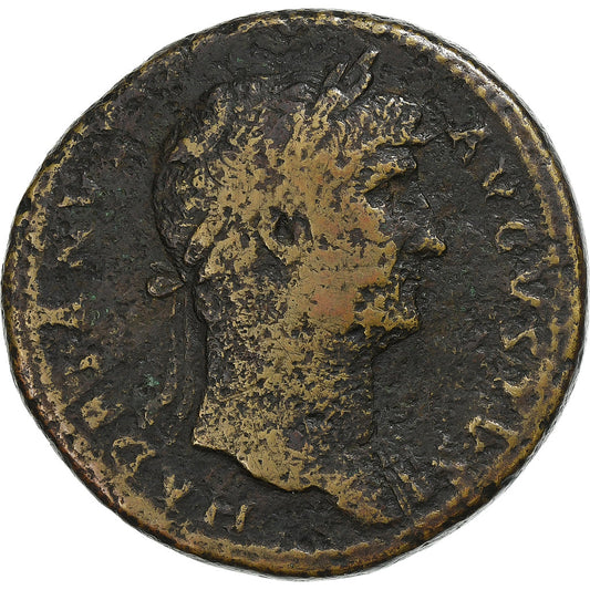 Adriano, 
  
  Sestercio, 
  
  125-127