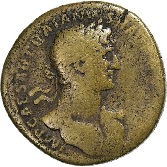 Adriano, 
  
  Sestercio, 
  
  118