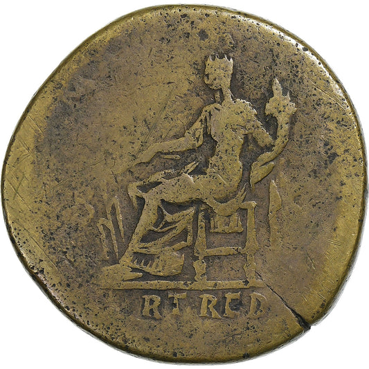 Adriano, 
  
  Sestercio, 
  
  118