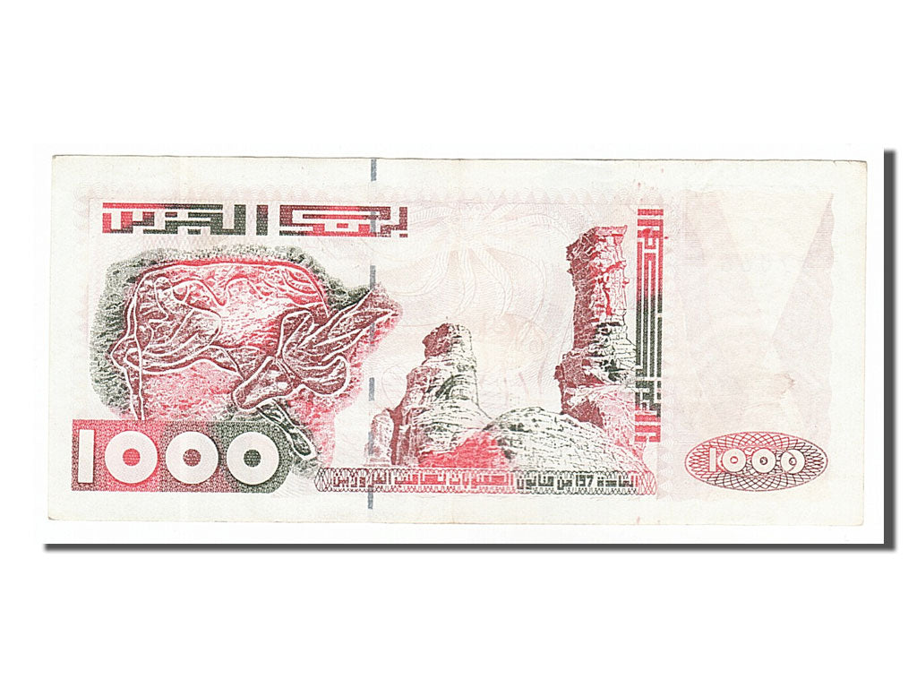 Billete de banco, 

Argelia, 

1000 dinares