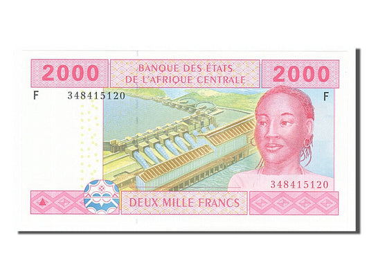 Billete de 2000 francos de los Estados de África Central