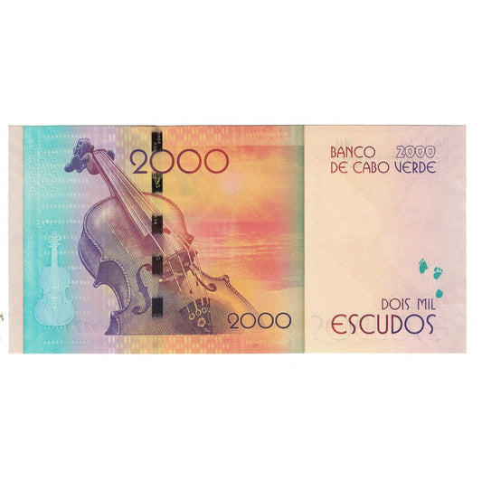 billete de banco, 
  
  Cabo Verde, 
  
  2000 escudos