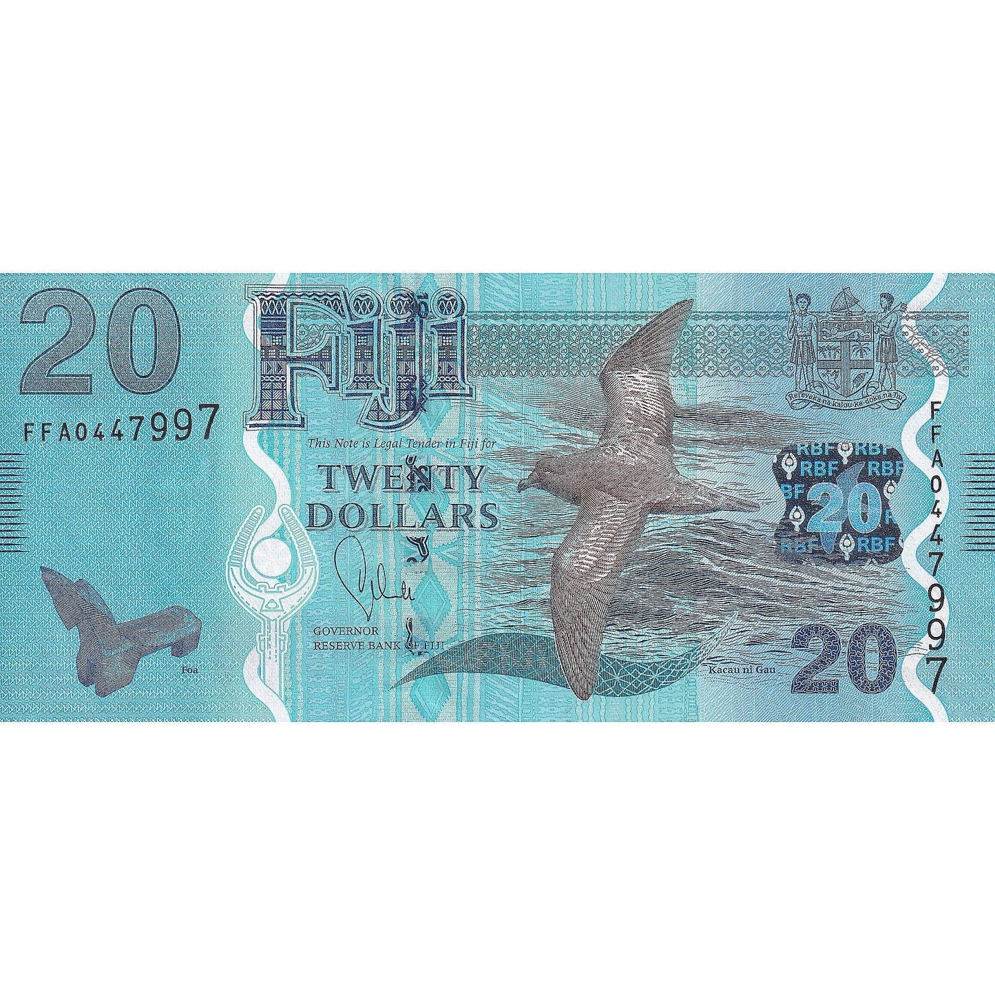 Fiyi, 
  
  20 dolares, 
  
  2013
