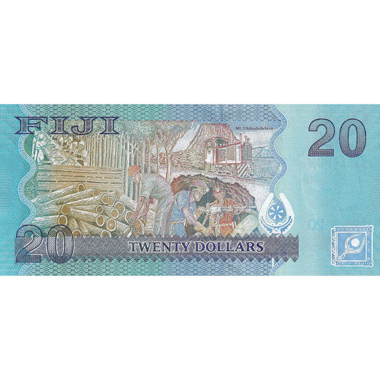 Fiyi, 
  
  20 dolares, 
  
  2013