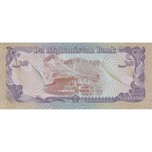 Afganistán, 
  
  20 afganos, 
  
  1979