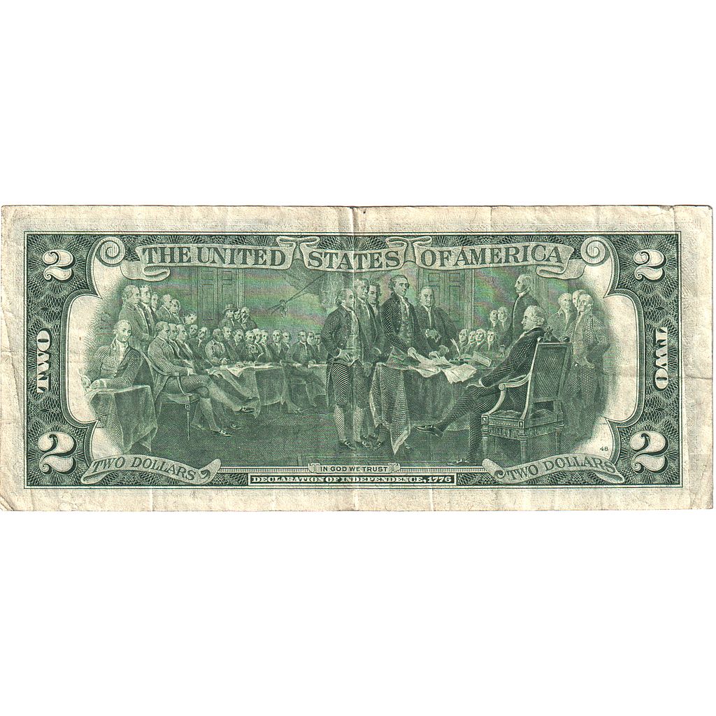 Estados Unidos, 

2 dólares, 

1976