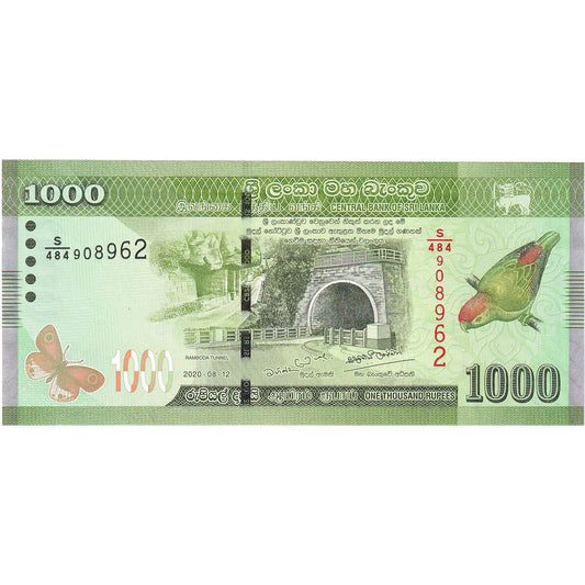 Sri Lanka, 

1000 rupias, 

2020