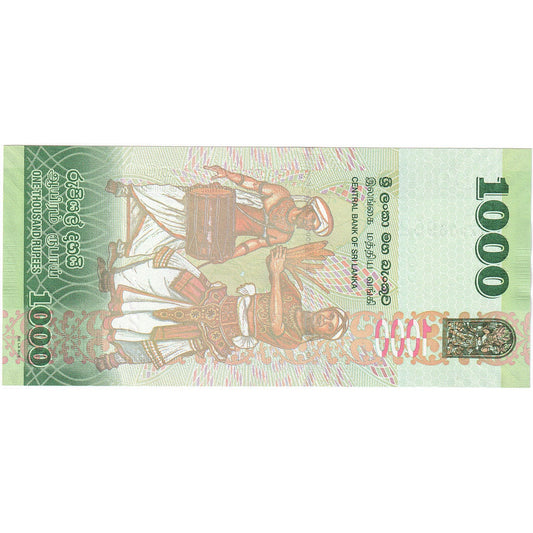 Sri Lanka, 

1000 rupias, 

2020