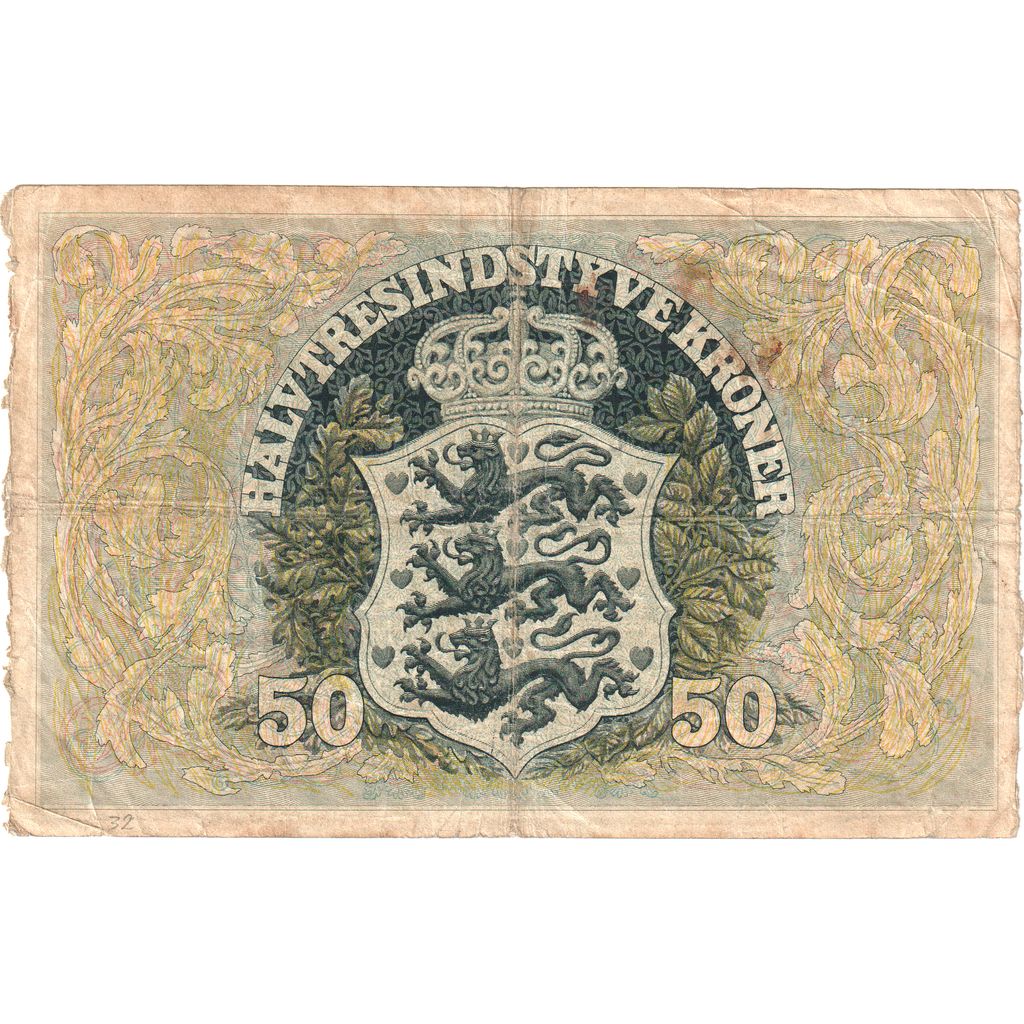 Dinamarca, 
  
  50 coronas, 
  
  1941