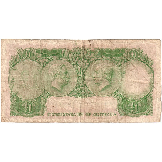 Australia, 

1 libra, 

Sin fecha (1960-1961)
