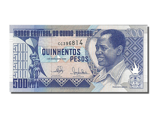 billete de banco, 
  
  Guinea-Bisáu, 
  
  500pesos