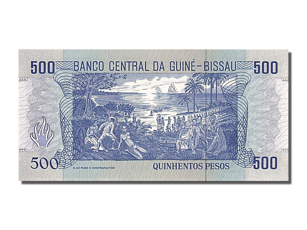 billete de banco, 
  
  Guinea-Bisáu, 
  
  500pesos