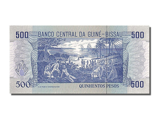 billete de banco, 
  
  Guinea-Bisáu, 
  
  500pesos