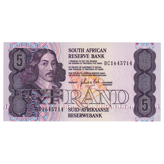 Sudáfrica, 

5 Rands, 

UNC(65-70)