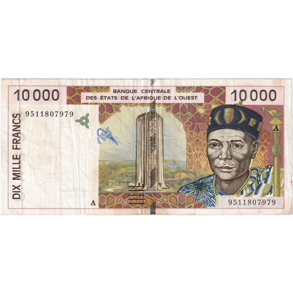 Estados de África Occidental, 

10.000 francos