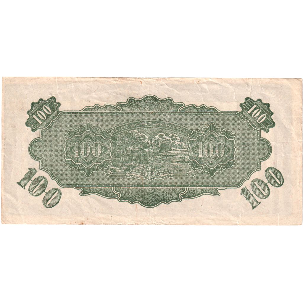 Malaya, 

100 dólares, 

1942