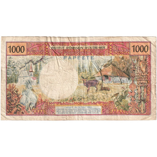 Tahití, 

1000 francos, 

1985