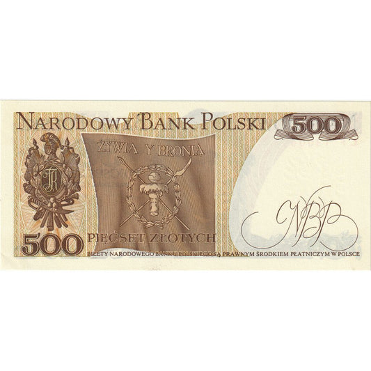 Polonia, 
  
  500 zlotych, 
  
  1982-06-01