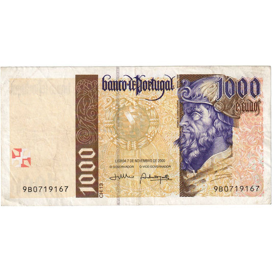 Portugal, 
  
  1000 escudos, 
  
  FE(40-45)