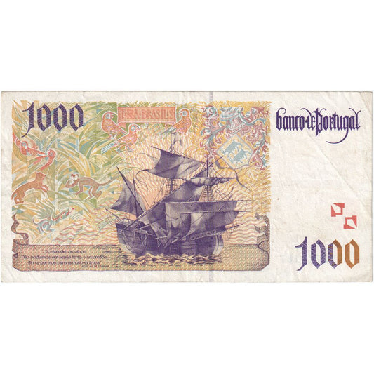 Portugal, 
  
  1000 escudos, 
  
  FE(40-45)