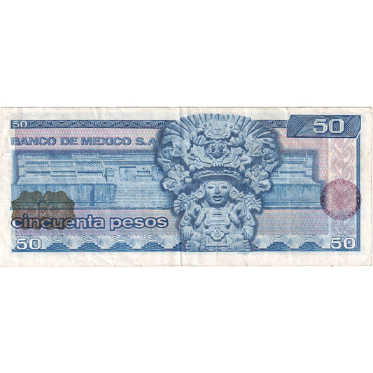México, 
  
  50 pesos, 
  
  1976-07-08
