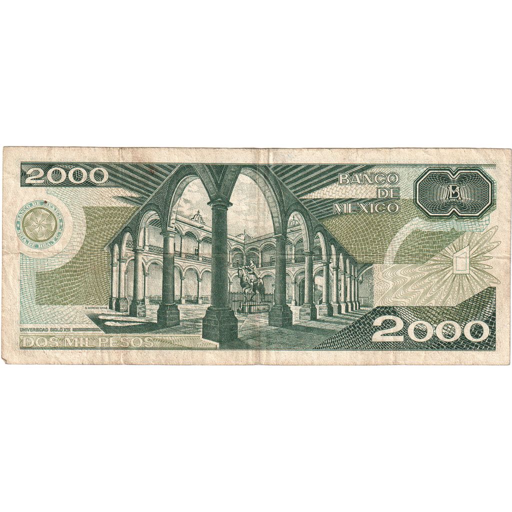 México, 
  
  2000 pesos, 
  
  1984-10-30