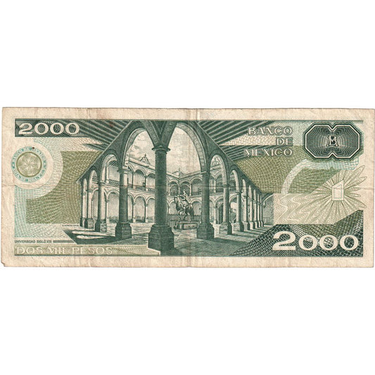 México, 
  
  2000 pesos, 
  
  1984-10-30