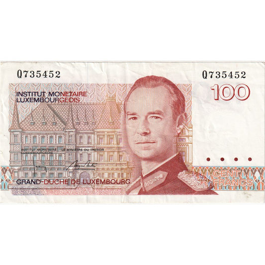 Luxemburgo, 
  
  100 francos, 
  
  FE(40-45)