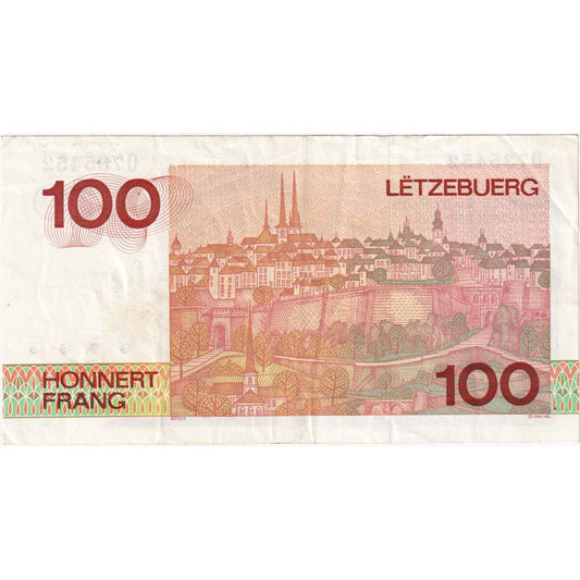 Luxemburgo, 
  
  100 francos, 
  
  FE(40-45)