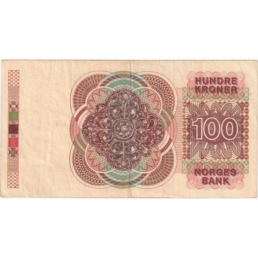 Noruega, 
  
  100 coronas, 
  
  FV(20-25)