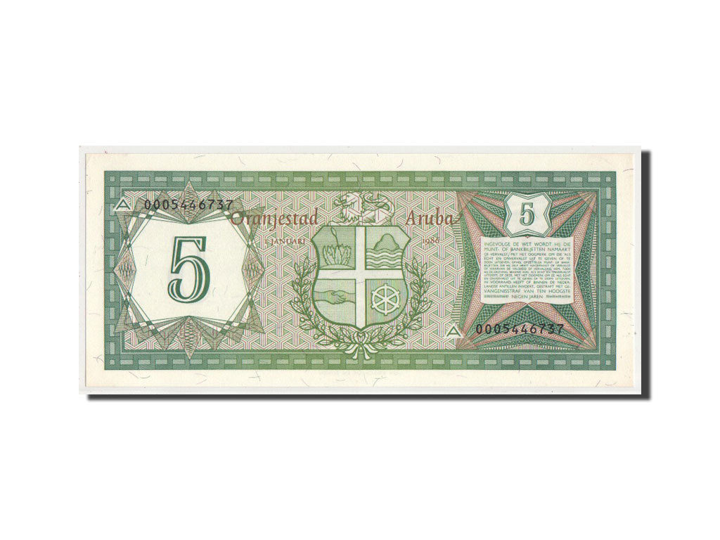 Billete de Aruba

5 florines